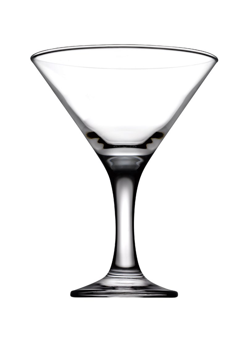 Pasabahce 6-Piece Bistro Martini Glass Set 190 ml Clear  - Image 1