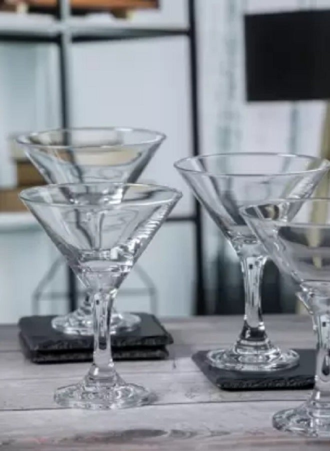 Pasabahce 6-Piece Bistro Martini Glass Set 190 ml Clear  - Image 5
