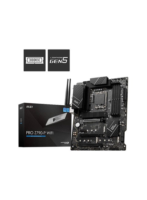 PRO Z790-P WiFi DDR5 Intel LGA 1700 Socket Black Motherboard