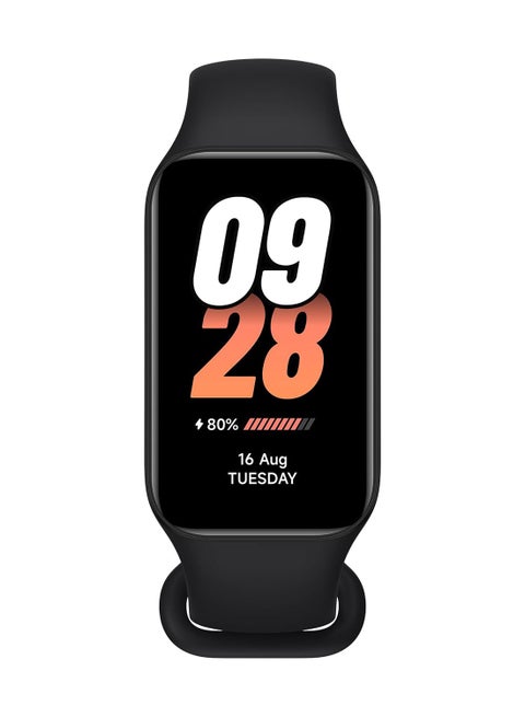 Smart Band 8 Active | 1.47" LCD Display | Slim 9.99mm Ultra-Slim Body | 5ATM Water Resistant | up to 14 Days Battery Life | 100+ watch faces | 50+ Workout Mode Full Scale Fitness Tracking Black Black