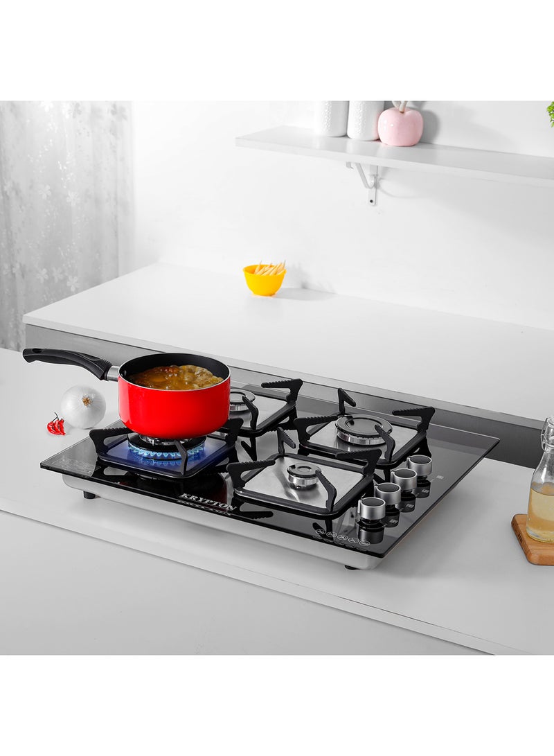 KRYPTON - 2-IN-1 Built In Gas Hob KNGC6423 Black - Image 1