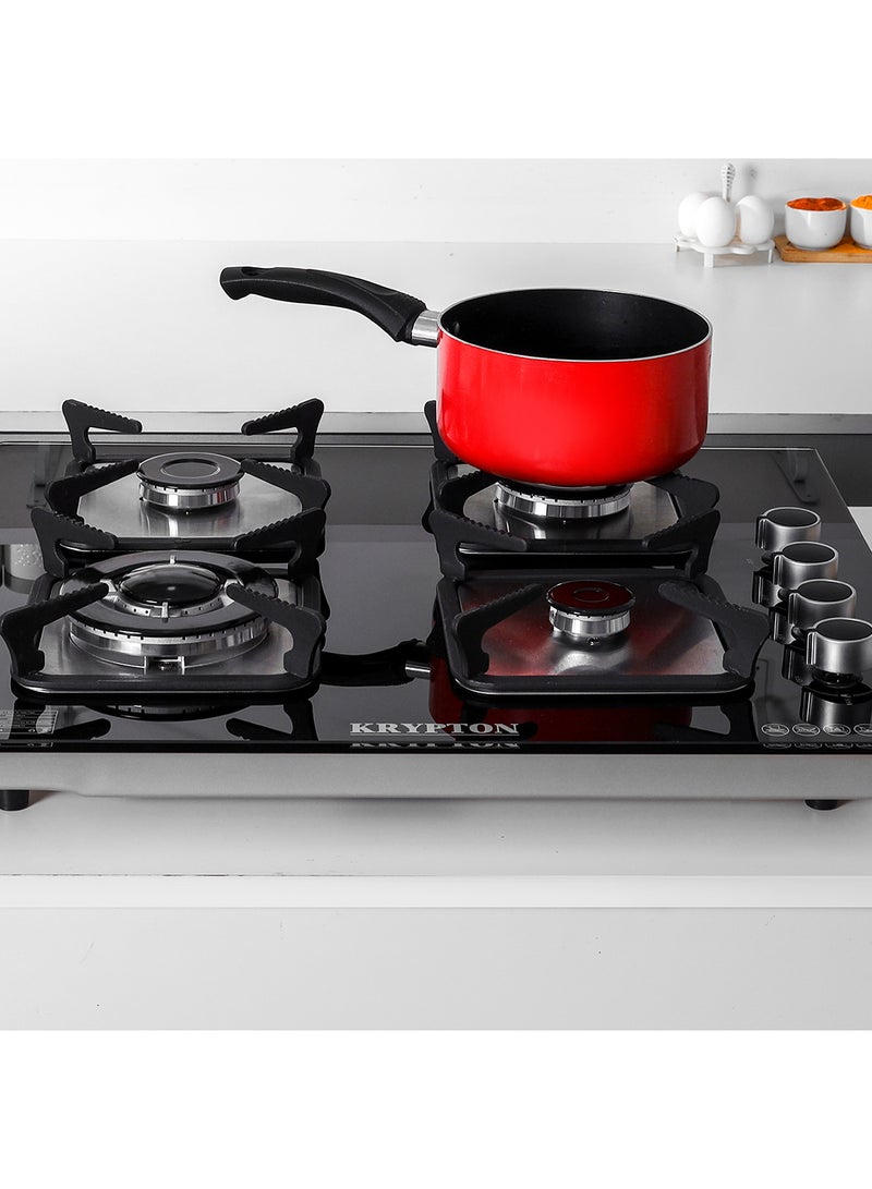KRYPTON - 2-IN-1 Built In Gas Hob KNGC6423 Black - Image 1