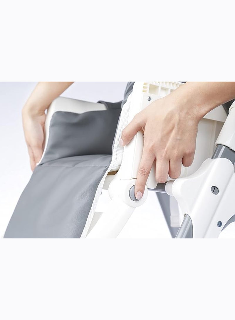 جيكل كرسي مرتفع من ترون بارتفاع قابل للتعديل وصينية، حتى 3 سنوات - رمادي فاتح - Image 5