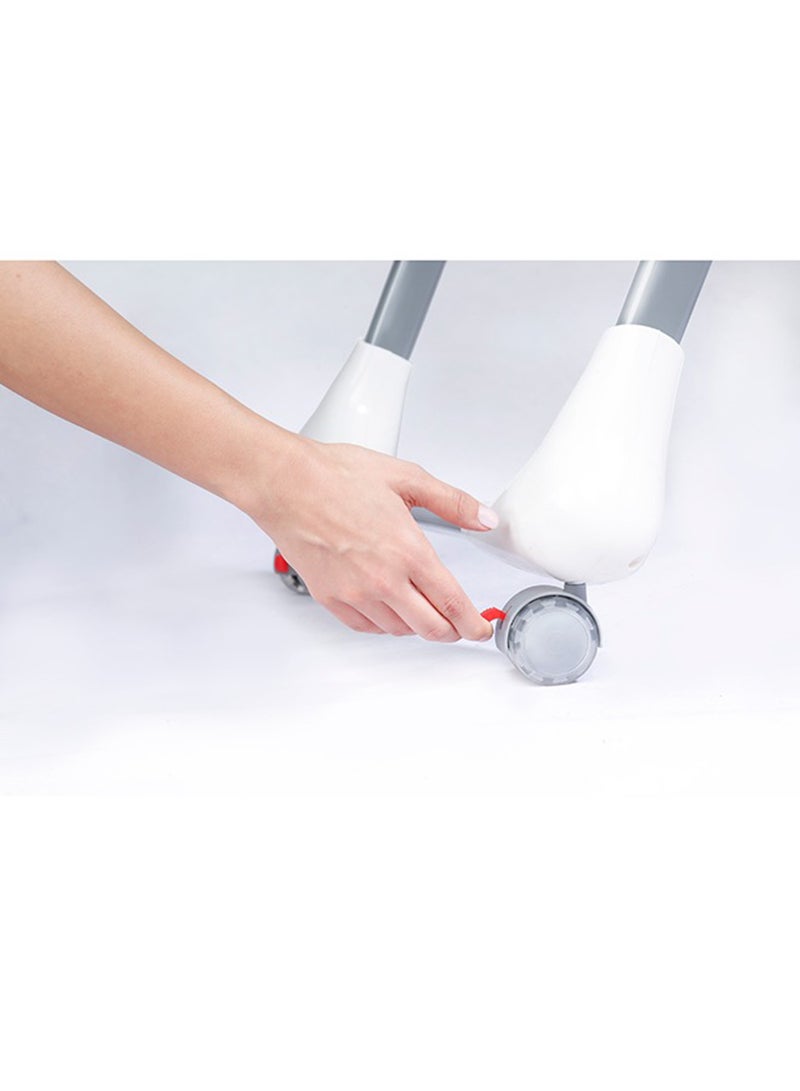 جيكل كرسي مرتفع من ترون بارتفاع قابل للتعديل وصينية، حتى 3 سنوات - رمادي فاتح - Image 4