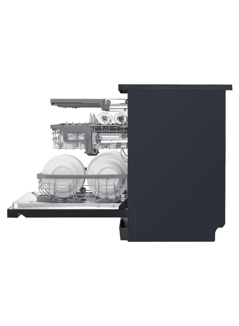 Freestanding Digital Dishwasher, 14 Place, 10 Programs DFC335HM black