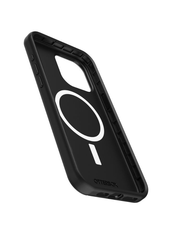 Otterbox - Symmetry Series iPhone 15 Pro Max Magsafe Case - Designed and engineered by LifeProof - Black - Image 1