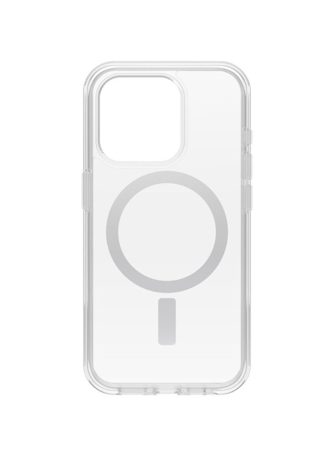 Otterbox - Symmetry Series iPhone 15 Pro Magsafe Case - Designed and engineered by LifeProof - Clear - Image 1