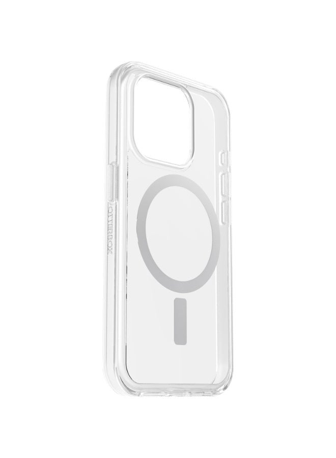 Otterbox - Symmetry Series iPhone 15 Pro Magsafe Case - Designed and engineered by LifeProof - Clear - Image 1
