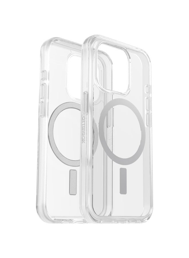 Otterbox - Symmetry Series iPhone 15 Pro Magsafe Case - Designed and engineered by LifeProof - Clear - Image 1