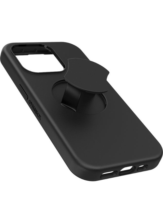 Otterbox OtterGrip Symmetry iPhone 15 Pro Magsafe Case - Designed and engineered by LifeProof - Black - Image 2