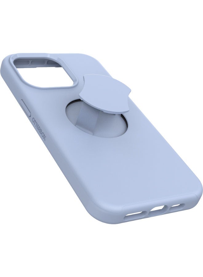 Otterbox OtterGrip Symmetry iPhone 15 Pro Max Magsafe Case - Designed and engineered by LifeProof - Blue - Image 2