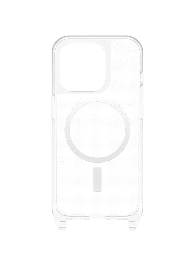 Otterbox React Series iPhone 15 Pro Magsafe Case with Necklace - Designed and engineered by LifeProof - Clear  - Image 1