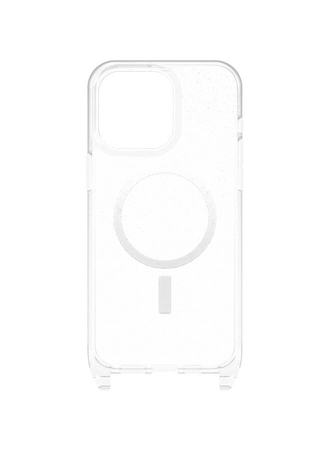 Otterbox React Series iPhone 15 Pro Max Magsafe Case with Necklace - Designed and engineered by LifeProof - Clear  - Image 1