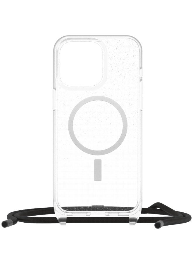 Otterbox React Series iPhone 15 Pro Max Magsafe Case with Necklace - Designed and engineered by LifeProof - Clear  - Image 3