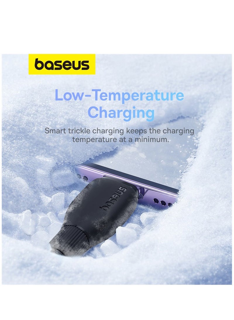 Baseus - USB C To Lightning 1.2M Fast Charging Power Delivery PD 20W Cable For iPhone 14/14 Pro/14 Plus/14 Pro Max, iPad Pro And iPhone 8-13 All Series Black - Image 1
