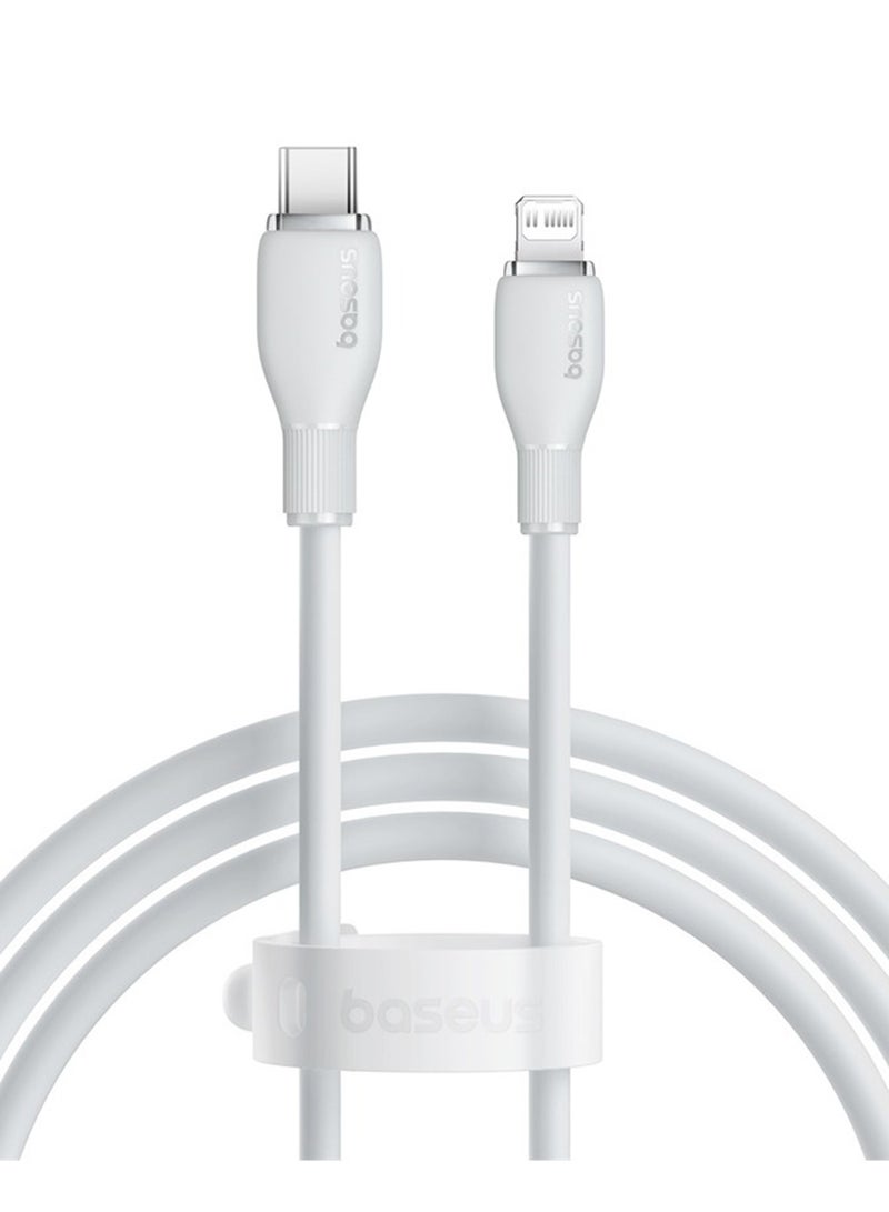 بيسوس كابل USB C إلى Lightning بطول 1.2 متر لتوصيل الطاقة بسرعة PD 20 وات لهاتف iPhone 14/14 Pro/14 Plus/14 Pro Max وiPad Pro وiPhone 8-13 من جميع السلاسل - Image 1