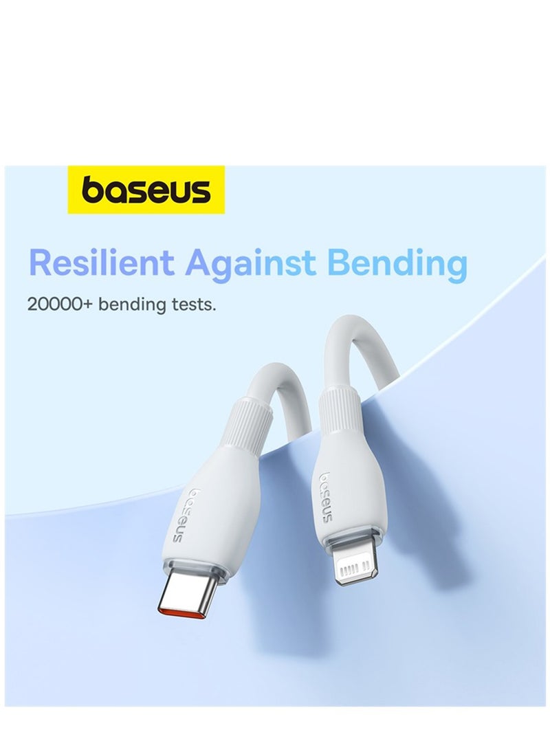 بيسوس كابل USB C إلى Lightning بطول 1.2 متر لتوصيل الطاقة بسرعة PD 20 وات لهاتف iPhone 14/14 Pro/14 Plus/14 Pro Max وiPad Pro وiPhone 8-13 من جميع السلاسل - Image 5