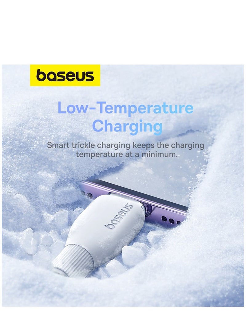 بيسوس كابل USB C إلى Lightning بطول 1.2 متر لتوصيل الطاقة بسرعة PD 20 وات لهاتف iPhone 14/14 Pro/14 Plus/14 Pro Max وiPad Pro وiPhone 8-13 من جميع السلاسل - Image 3
