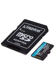 Kingston MicroSDXC Canvas Go Plus 170MB/s Read UHS-I, C10, U3, V30, A2/A1 Memory Card + Adapter (SDCG3/512GB) 512.0 GB  - Image 2