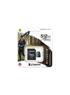Kingston MicroSDXC Canvas Go Plus 170MB/s Read UHS-I, C10, U3, V30, A2/A1 Memory Card + Adapter (SDCG3/512GB) 512.0 GB  - Image 3