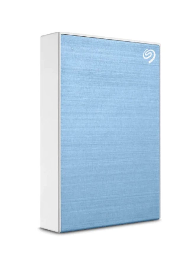 Seagate - One Touch 1TB External HDD with Password Protection, USB, Light Blue, for Windows and Mac, with 3 yr Data Recovery Services, and 4 Months Adobe CC Photography STKY1000402/ 1 TB - Image 1