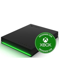 Seagate Game Drive for Xbox 2TB External Hard Drive Portable HDD - USB 3.2 Gen 1, Black with Built-in Green LED bar, Xbox Certified, 3 Year Rescue Services STKX2000400/ 2 TB  - Image 1