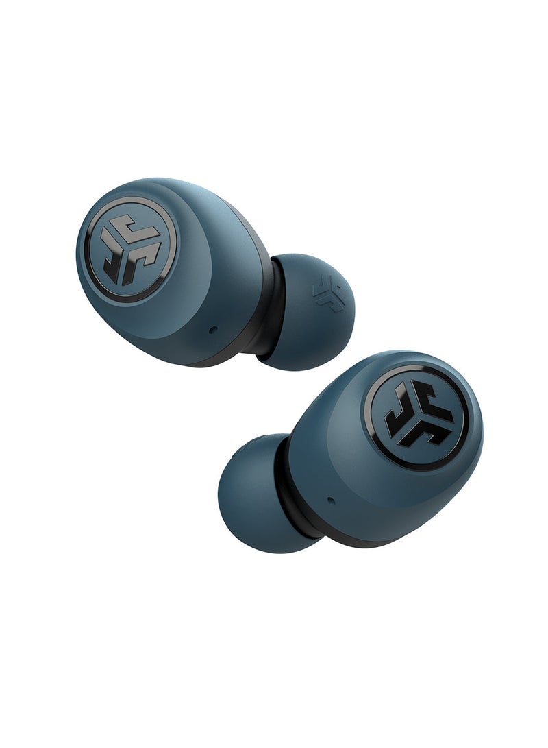 Jlab Go Air True Wireless Earbuds + Charging Case | Dual Connect | IP44 Sweat Resistance | Bluetooth 5.0 Connection | 3 EQ Sound Settings: Signature, Balanced, Bass Boost Navy/Black  - Image 4