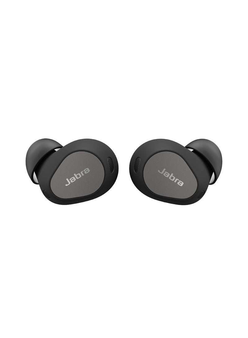 Jabra - Elite 10 True – Advanced Active Noise Cancelling Earbuds With Next-Level Dolby Atmos Surround Sound –All-Day Comfort, Multipoint Bluetooth, Wireless Charging Titanium Black - Image 1