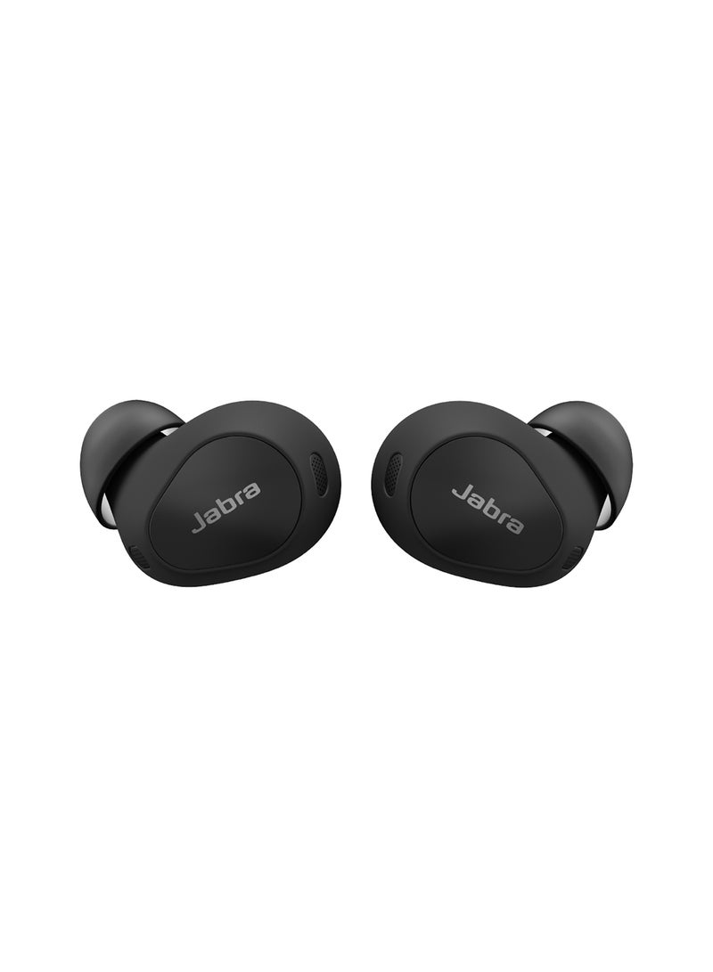Jabra - Elite 10 True – Advanced Active Noise Cancelling Earbuds With Next-Level Dolby Atmos Surround Sound –All-Day Comfort, Multipoint Bluetooth, Wireless Charging Gloss Black - Image 1