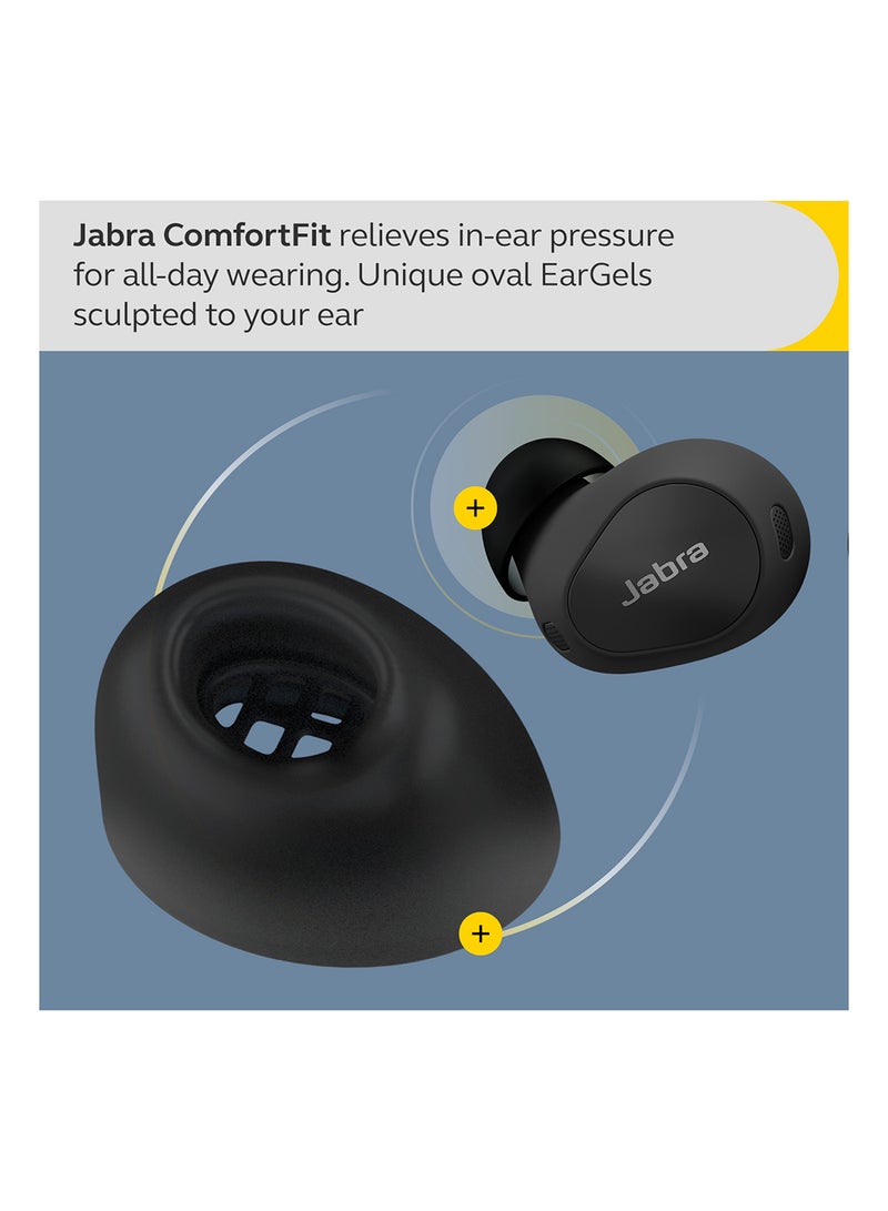 Jabra - Elite 10 True – Advanced Active Noise Cancelling Earbuds With Next-Level Dolby Atmos Surround Sound –All-Day Comfort, Multipoint Bluetooth, Wireless Charging Gloss Black - Image 1
