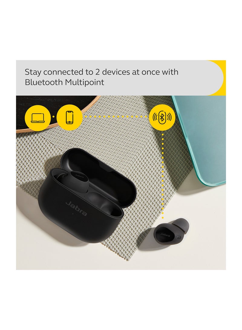 Jabra - Elite 10 True – Advanced Active Noise Cancelling Earbuds With Next-Level Dolby Atmos Surround Sound –All-Day Comfort, Multipoint Bluetooth, Wireless Charging Gloss Black - Image 1