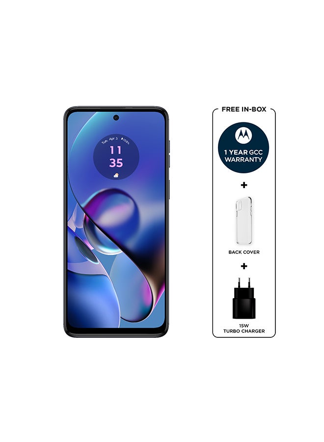 Motorola Moto G54 5G Single + eSim Vegan leather - Indigo Blue 8GB RAM 256GB - Middle East Version  - Image 2