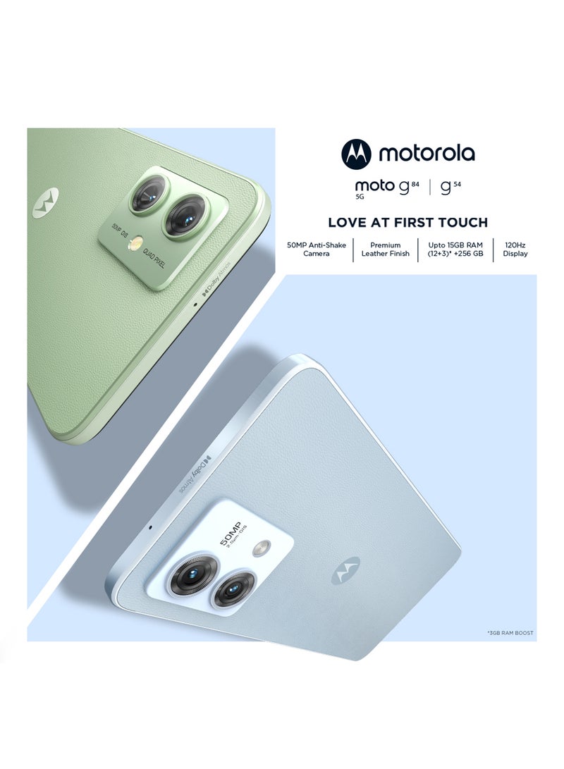 Motorola - Moto G84 5G Dual Sim Midnight Blue 12GB RAM 256GB - Middle East Version - Image 1