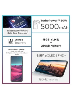 Motorola Moto G84 5G Dual Sim Vegan leather - Viva Magenta 12GB RAM 256GB - Middle East Version  - Image 3
