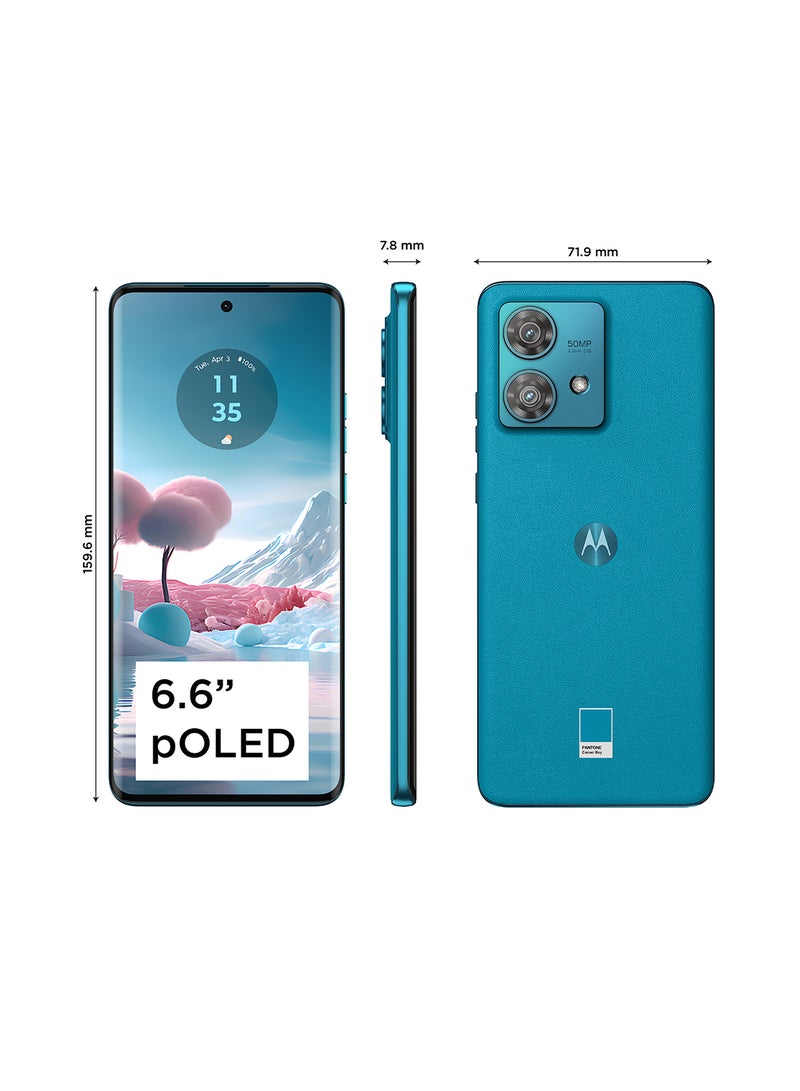 Motorola - Edge 40 Neo 5G Vegan leather - Caneel Bay 12GB RAM 256GB - Middle East Version - Image 1