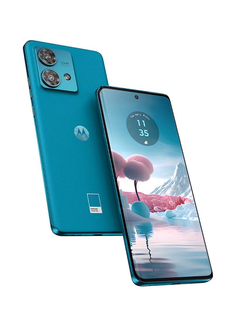 Motorola - Edge 40 Neo 5G Vegan leather - Caneel Bay 12GB RAM 256GB - Middle East Version - Image 1