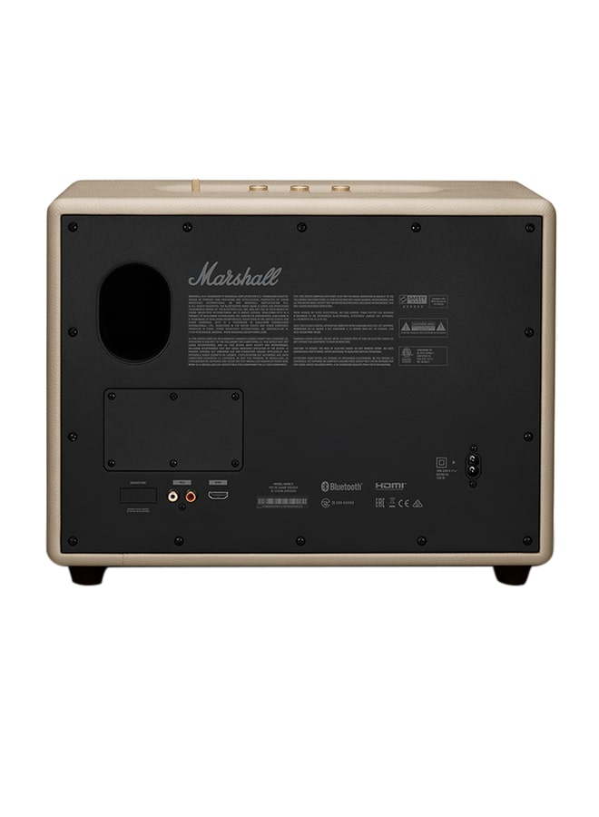 Marshall - Woburn III 120W Premium Home Wireless Speaker With Bluetooth 5.2 And Multiple Inputs - Enjoy Signature Sound | Cream Cream - Image 1