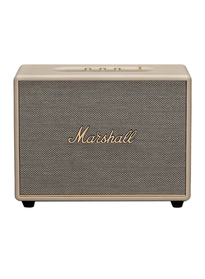 Marshall - Woburn III 120W Premium Home Wireless Speaker With Bluetooth 5.2 And Multiple Inputs - Enjoy Signature Sound | Cream Cream - Image 1