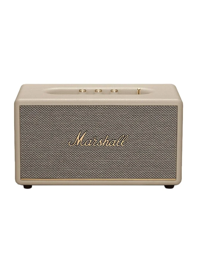 Marshall Stanmore III 50W Premium Home Wireless Speaker With Bluetooth 5.2 And Multiple Inputs - Enjoy Signature Sound (Cream)