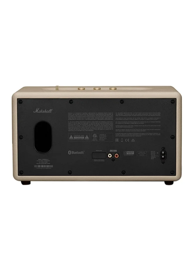 مارشال Stanmore III 50W Premium Home Wireless Speaker With Bluetooth 5.2 And Multiple Inputs - Enjoy Signature Sound (Cream) Cream
