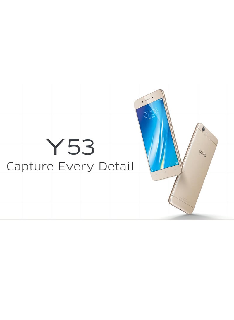 vivo - Y53 Dual SIM Gold 2GB RAM 16GB 4G LTE-International Version - Image 1
