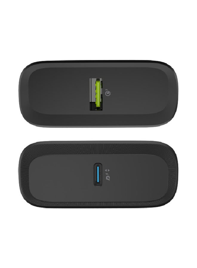Goui - 10000 mAh Premium Ultra Fast Charging Power Bank – 22.5W Super Fast Portable Charger for Simultaneous Device Charging, Compact & Convenient for On-the-Go Power Anytime, Anywhere - Black - Image 1