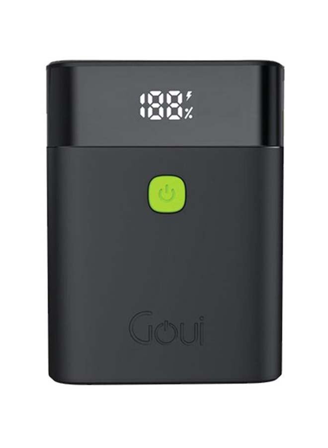 Goui - 10000 mAh Premium Ultra Fast Charging Power Bank – 22.5W Super Fast Portable Charger for Simultaneous Device Charging, Compact & Convenient for On-the-Go Power Anytime, Anywhere - Black - Image 1