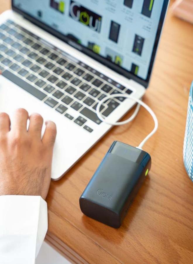 Goui - 30000 mAh Premium Power Bank – Ultra Fast Charging Power Bank, 140 Watts, Super Fast, Portable & Simultaneous Device Charging Solution Black - Image 1