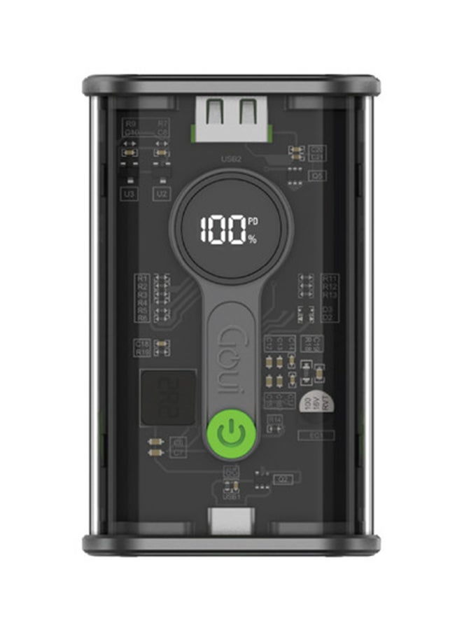جوي - باور بانك نانو 10 برو 22.5W – شاحن محمول بسعة 10,000mAh مع تقنية كوالكوم كويك تشارج 3.0، وتكنولوجيا توصيل الطاقة PD، وشاشة رقمية لشحن الأجهزة بشكل متزامن – متوافق مع الهواتف الذكية، الأجهزة اللوحية، أجهزة البلوتوث، مشغلات MP3/MP4، أجهزة GPS والمزيد. 10000 mAh - Image 1