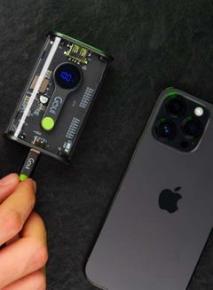 جوي باور بانك نانو 10 برو 22.5W – شاحن محمول بسعة 10,000mAh مع تقنية كوالكوم كويك تشارج 3.0، وتكنولوجيا توصيل الطاقة PD، وشاشة رقمية لشحن الأجهزة بشكل متزامن – متوافق مع الهواتف الذكية، الأجهزة اللوحية، أجهزة البلوتوث، مشغلات MP3/MP4، أجهزة GPS والمزيد. 10000 mAh  - Image 3