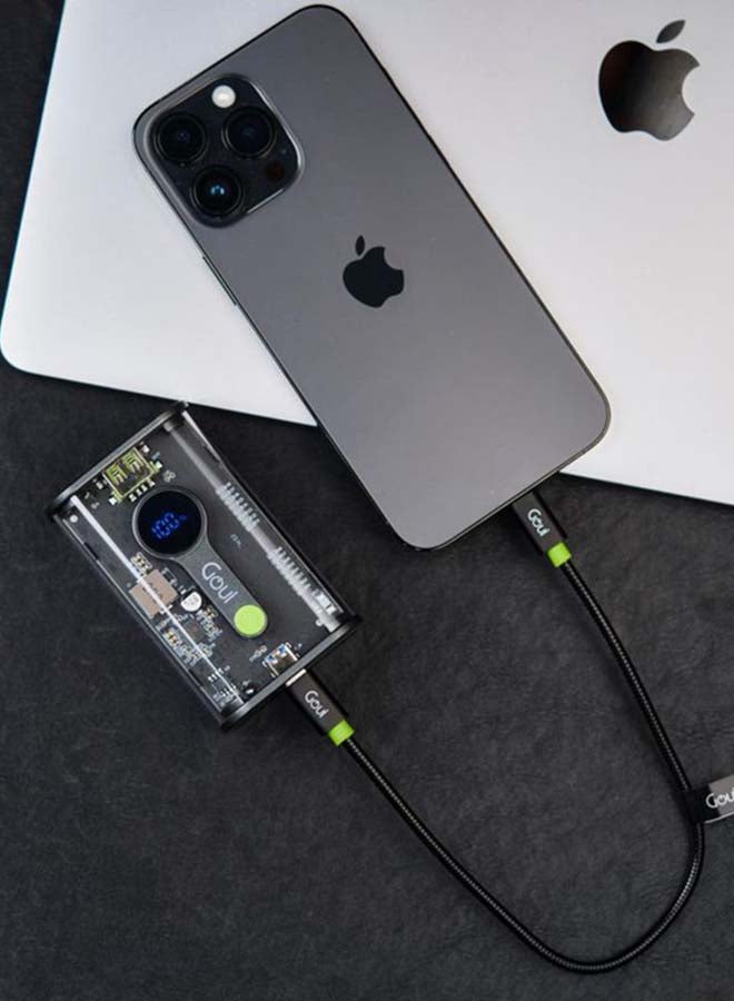 جوي - باور بانك نانو 10 برو 22.5W – شاحن محمول بسعة 10,000mAh مع تقنية كوالكوم كويك تشارج 3.0، وتكنولوجيا توصيل الطاقة PD، وشاشة رقمية لشحن الأجهزة بشكل متزامن – متوافق مع الهواتف الذكية، الأجهزة اللوحية، أجهزة البلوتوث، مشغلات MP3/MP4، أجهزة GPS والمزيد. 10000 mAh - Image 1