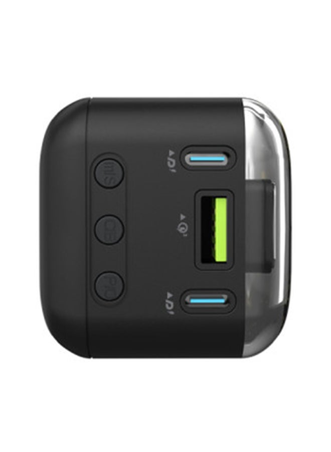 Goui - 10000 mAh Flash Power Bank Portable Charger - Dual Device Charging, Qualcomm Quick Charge 3.0, Power Delivery PD Technology, Digital Display & LED Flashlight - Black - Image 1
