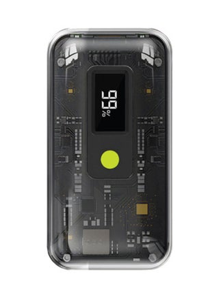 10000 mAh 10000 mAh Flash Power Bank Portable Charger - Dual Device Charging, Qualcomm Quick Charge 3.0, Power Delivery PD Technology, Digital Display & LED Flashlight - Black Black - pnsku/N53439642A/45/_/1695060032/cc4ca3da-bf99-4344-a375-d7680c1c90e6