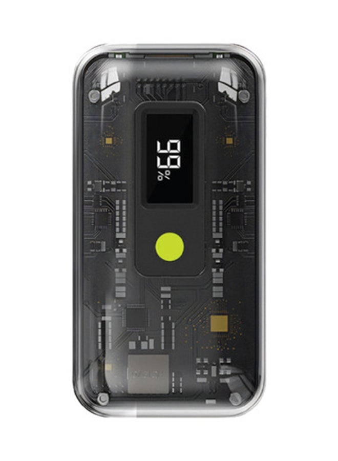 Goui - 10000 mAh Flash Power Bank Portable Charger - Dual Device Charging, Qualcomm Quick Charge 3.0, Power Delivery PD Technology, Digital Display & LED Flashlight - Black - Image 1